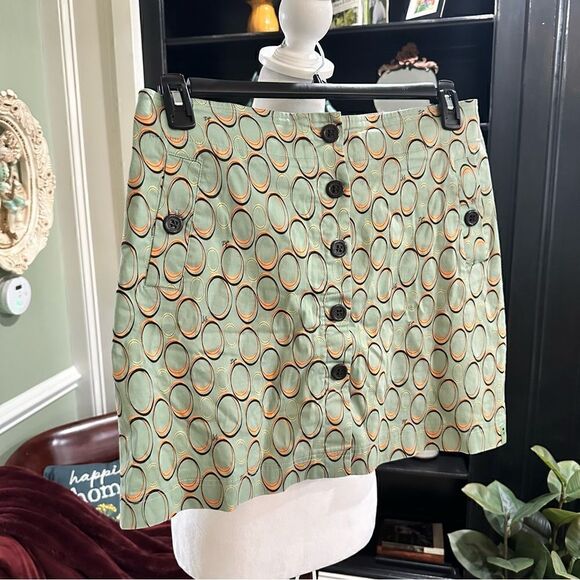 Lija Green Pattern Golf Skort Size 10 - Picture 1 of 8